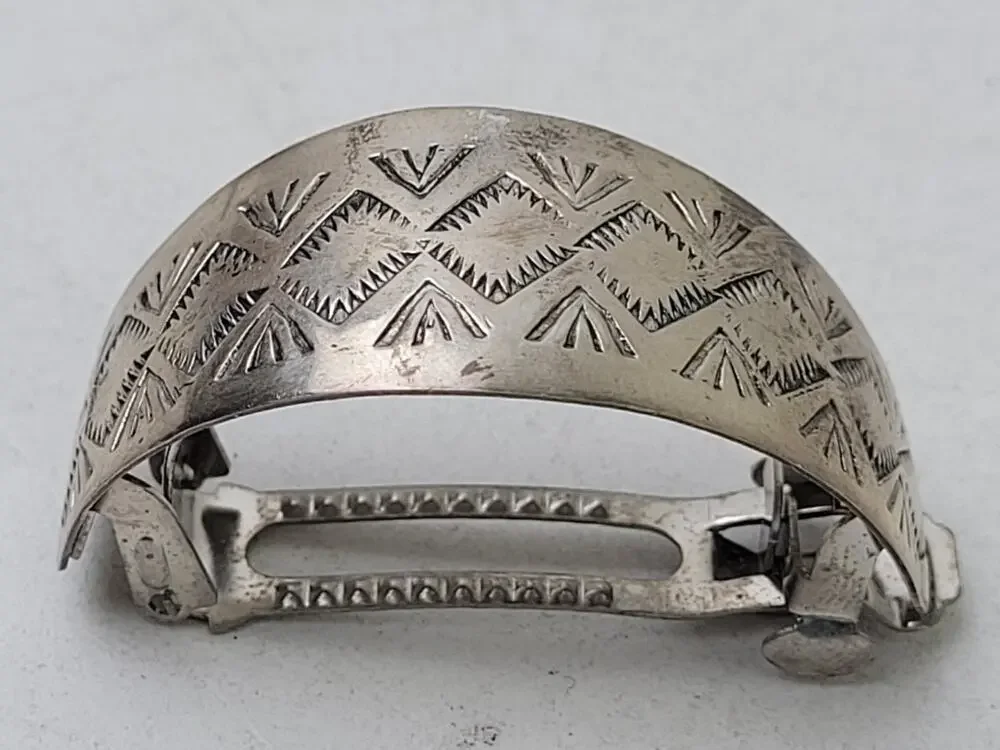 Bruce Wood Navajo Sterling Silver Barrette | 10.57 g | 2